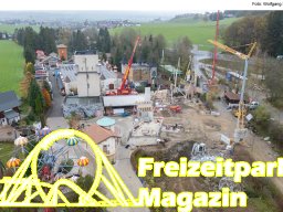 Aufbau des Themenbereichs „Sonnenbucht“ in FANTASIA (Dezember 2024)